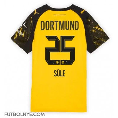 Camiseta Borussia Dortmund Niklas Sule #25 Primera Equipación para mujer 2025-26 manga corta Camiseta Borussia Dortmund Niklas Sule #25 Primera Equipación para mujer 2025-26 manga corta